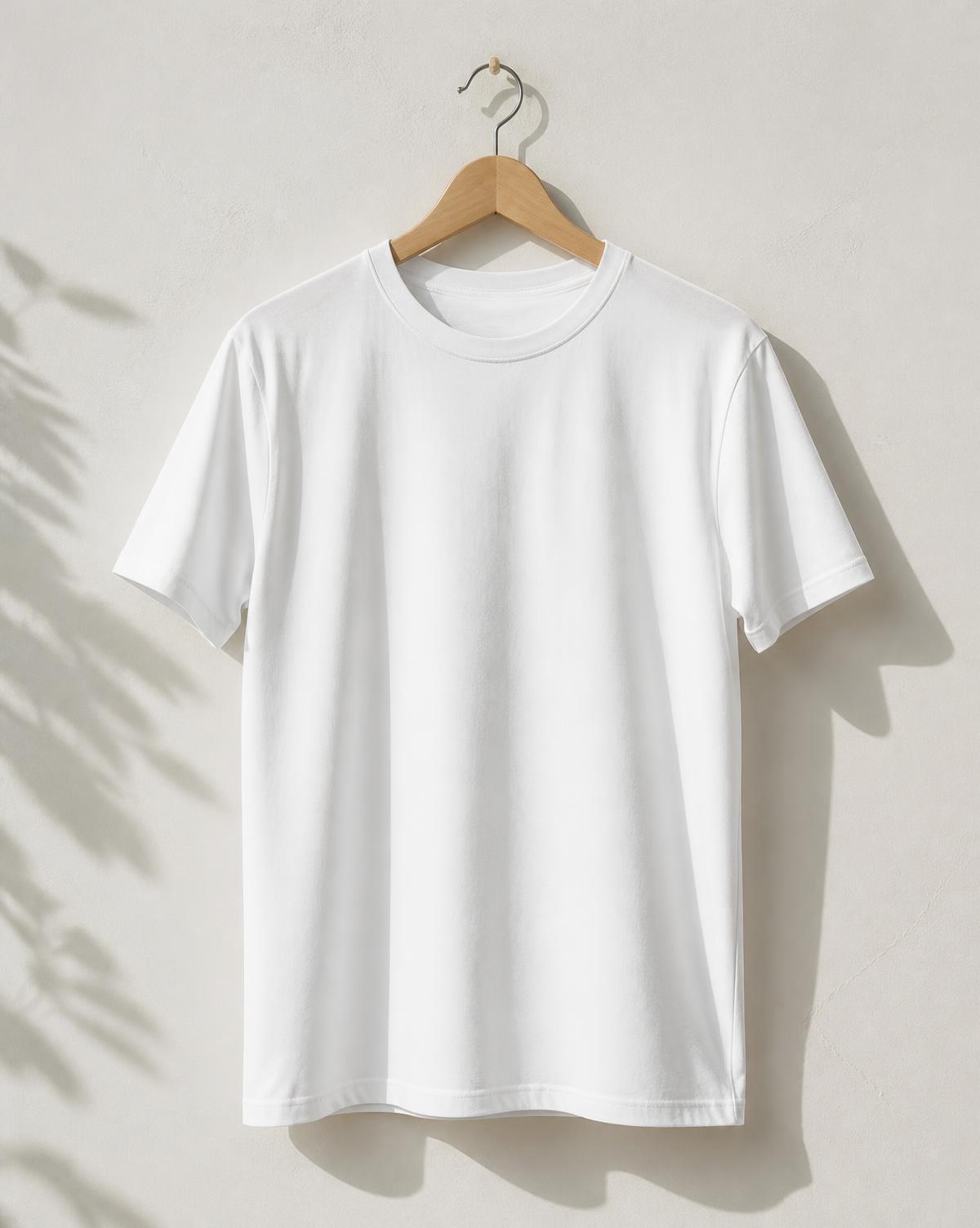 Camiseta Básica Aeris em branco